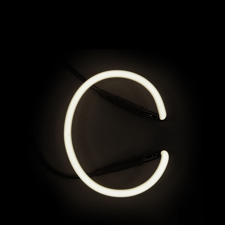Seletti Neon Wall Light - Letter C Homeware | TheHut.com