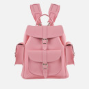 Grafea Pink Lemonade Medium Leather Rucksack - Pink