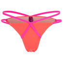 L'Agent by Agent Provocateur Women's Eleena Bikini Bottoms - Neon Melon/Pink
