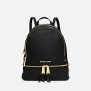 MICHAEL MICHAEL KORS Women's Rhea Zip Medium Backpack - Black
