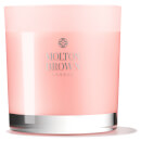 Molton Brown Rhubarb and Rose Three Wick Candle 480g Molton Brown Rhubarb and Rose Three Wick Candle 480g