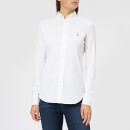 Polo Ralph Lauren Women's Heidi Skinny Long Sleeve Shirt - White