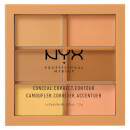 NYX Professional Makeup 3C Palette - Conceal, Correct, Contour - Medium NYX Professional Makeup 3C Palette - Conceal, Correct, Contour - Medium