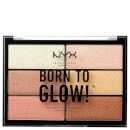 NYX Professional Makeup Born to Glow Highlighting Palette NYX Professional Makeup Born to Glow Highlighting Palette