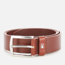Tommy Hilfiger Men's New Denton Belt 3.5 - Dark Tan