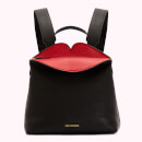Lulu Guinness Women's Peekaboo Lip Valentina Backpack - Black/Red