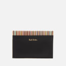 Paul Smith Men's Stripe Credit Card Case - Black