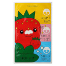 TONYMOLY Runaway Strawberry Seeds 3 Step Nose Pack TONYMOLY Runaway Strawberry Seeds 3 Step Nose Pack