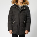 Mackage Men's Edward Fur Hood Down Jacket - Black Natural