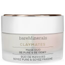 bareMinerals Double Duty Clay Mask Duo: Purify & Hydrate bareMinerals Double Duty Clay Mask Duo: Purify & Hydrate