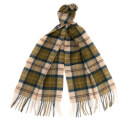 Barbour Men's Tartan Lambswool Scarf - Ancient