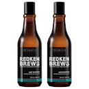 Redken Brews Men's Mint Shampoo Duo Redken Brews Men's Mint Shampoo Duo