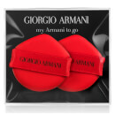 Éponge fond de teint coussin My Armani to Go Giorgio Armani x 2 Éponge fond de teint coussin My Armani to Go Giorgio Armani x 2