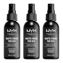 NYX Professional Makeup Matte Setting Spray x 3 NYX Professional Makeup Matte Setting Spray x 3