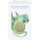 The Konjac Sponge Company Mythical Dragon Konjac Sponge Box and Hook - Green Clay 30g The Konjac Sponge Company Mythical Dragon Konjac Sponge Box and Hook - Green Clay 30g