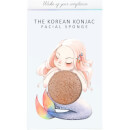 The Konjac Sponge Company Mythical Mermaid Konjac Sponge Box and Hook - Pink Clay 30g The Konjac Sponge Company Mythical Mermaid Konjac Sponge Box and Hook - Pink Clay 30g