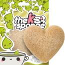 The Konjac Sponge Company K-Sponge Heart Sponge - Green Tea 12g The Konjac Sponge Company K-Sponge Heart Sponge - Green Tea 12g