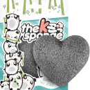 The Konjac Sponge Company K-Sponge Heart Sponge - Bamboo Charcoal 12g The Konjac Sponge Company K-Sponge Heart Sponge - Bamboo Charcoal 12g