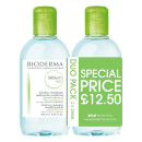 Embalagem Dupla com Solução de Limpeza Purificante Sebium H2O da Bioderma 250 ml Embalagem Dupla com Solução de Limpeza Purificante Sebium H2O da Bioderma 250 ml