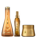 Trio de Shampooing, Masque et Huile pour Cheveux Normaux à Fins Mythic Oil L'Oréal Professionnel Paris Trio de Shampooing, Masque et Huile pour Cheveux Normaux à Fins Mythic Oil L'Oréal Professionnel Paris