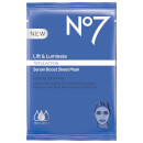 Boots No.7 Lift and Luminate Sheet Mask 0.73oz Boots No.7 Lift and Luminate Sheet Mask 0.73oz