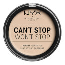 NYX Professional Makeup Can't Stop Won't Stop Powder Foundation (Various Shades) NYX Professional Makeup Can't Stop Won't Stop Powder Foundation (Various Shades)