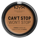 NYX Professional Makeup Can't Stop Won't Stop Powder Foundation Natural Tan 10.7g NYX Professional Makeup Can't Stop Won't Stop Powder Foundation Natural Tan 10.7g