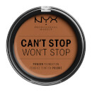 NYX Professional Makeup Can't Stop Won't Stop Powder Foundation Warm Caramel 10.7g NYX Professional Makeup Can't Stop Won't Stop Powder Foundation Warm Caramel 10.7g