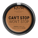 NYX Professional Makeup Can't Stop Won't Stop Powder Foundation Warm Honey 10.7g NYX Professional Makeup Can't Stop Won't Stop Powder Foundation Warm Honey 10.7g