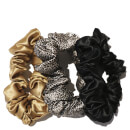 Slip Silk Large Scrunchies - Leopard/Gold/Black (Pack of 3) Slip Silk Large Scrunchies - Leopard/Gold/Black (Pack of 3)