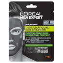 L'Oréal Paris Men Expert Pure Charcoal Purifying Tissue Mask 30g L'Oréal Paris Men Expert Pure Charcoal Purifying Tissue Mask 30g