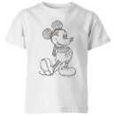 Disney Mickey Mouse Sketch Kids' T-Shirt - White