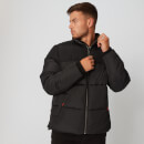 Chaqueta Acolchada Double Panel - Negro