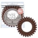 invisibobble Power Strong Hold Hair Ties - Pretzel Brown (Pack of 3) invisibobble Power Strong Hold Hair Ties - Pretzel Brown (Pack of 3)