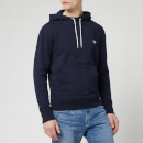 Maison Kitsuné Men's Tricolor Fox Patch Hoodie - Navy