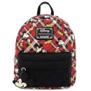 Loungefly Disney Mickey Mouse Twill Mini Backpack With Puffy Nylon Trim