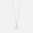Vivienne Westwood Women's Iris Bas Relief Pendant - Pink Gold Pearl Pale Pink