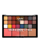 NYX Professional Makeup Such a Know-It-All Eye Shadow, Blusher and Contour Palette 41.6g NYX Professional Makeup Such a Know-It-All Eye Shadow, Blusher and Contour Palette 41.6g