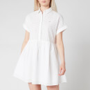 Tommy Jeans Women's TJW Shiffli Shirt Dress - White