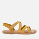TOMS Women's Amber Gold Suede Sicily Sandal - Gold