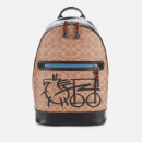 Coach Men's Barrow Guang Yu Backpack - Khaki/Blue