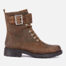 Clarks Women's Orinoco 2 Leather Lace Up Boots - Dark Olive