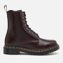 Dr. Martens Women's 1460 Serena Fur Lined Leather 8-Eye Boots - Oxblood
