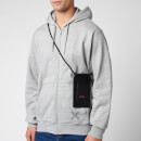 KENZO Leather Phone Holder on Strap - Black