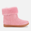 UGG Toddlers' Jorie II Glitter Leopard Suede Boots - Wild Berry