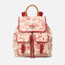 Tory Burch Women's Perry Nylon Printed Flap Backpack - Red Destination