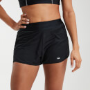 MP Women's Velocity Double Layered Shorts- Black - XXS