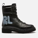 Karl Lagerfeld Women's Kadet Ii Hi Leather Lace Up Boots - Black