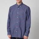Gant Men's Oxford Check Shirt - Mahogany Red