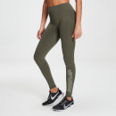 Mallas Training con el logotipo de la marca para mujer de MP - Verde aceituna oscuro - XXS